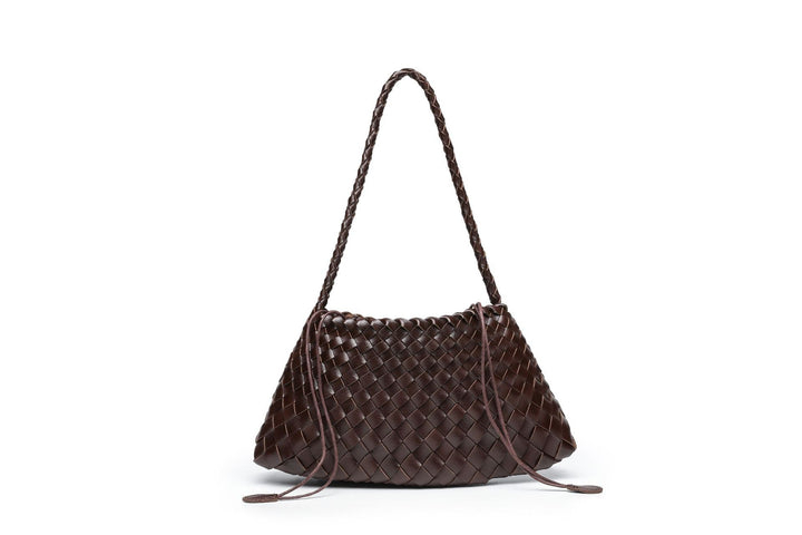 Textured Woven Shoulder Bag Bowlift