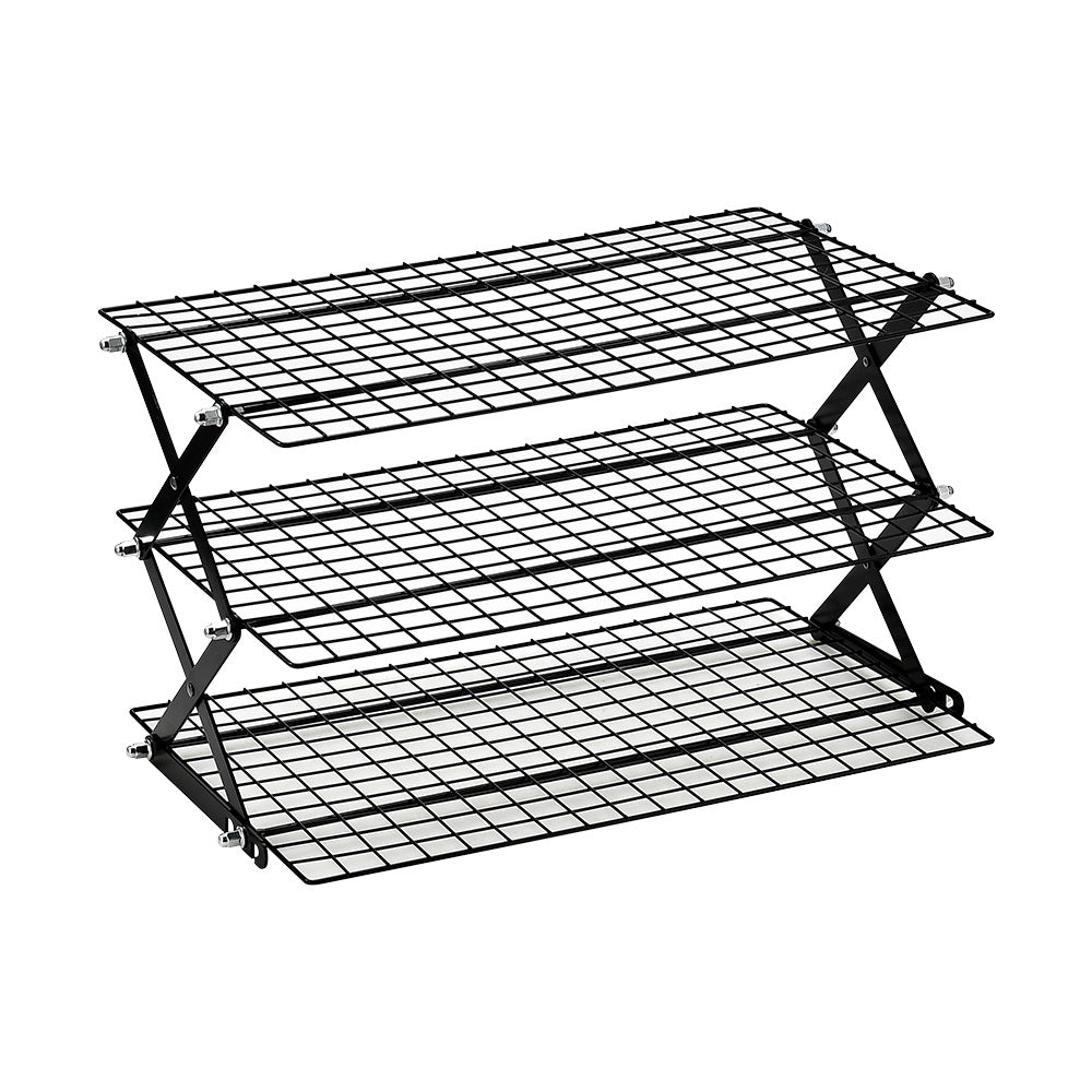 Foldable Kitchen Rack Made of Sturdy Metal Grid Bowlift