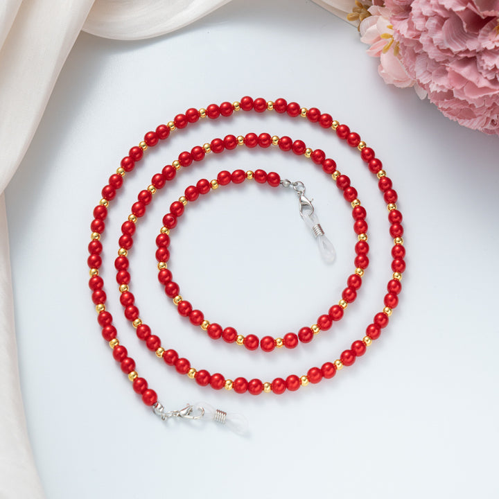 Glamorous Beaded Eyewear Chain Bowlift