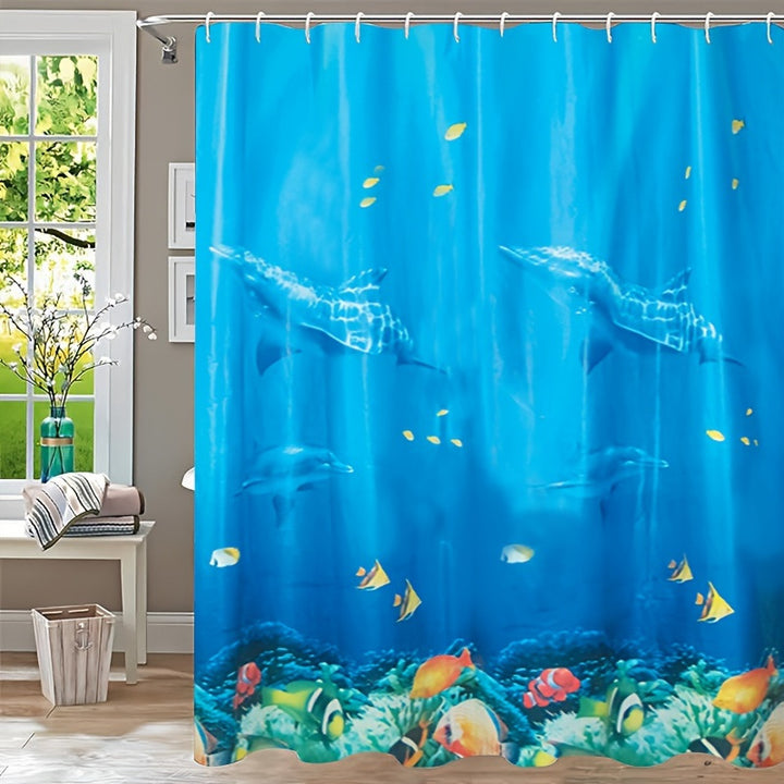 Artistic Floral Shower Curtain Bowlift