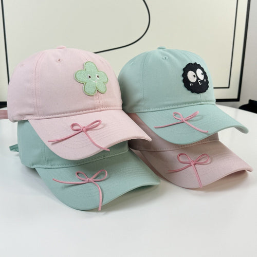 Women's Cute Character Embroidered Baseball Cap Bowlift