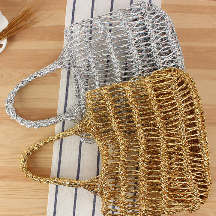 Practical mesh straw bag Bowlift