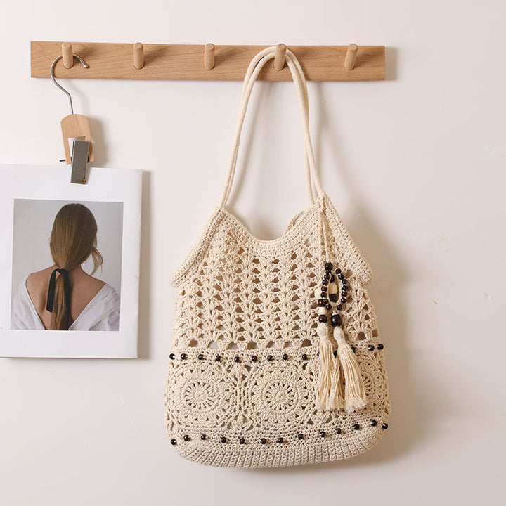Handmade Crocheted Shoulder Bag Bowlift