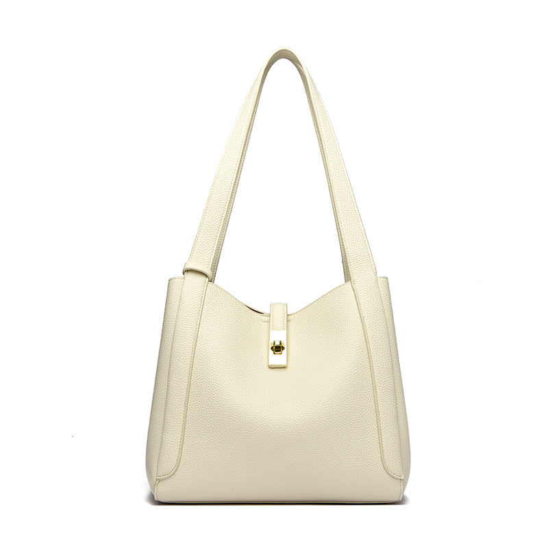 Elegant Structured Shoulder Tote Bowlift