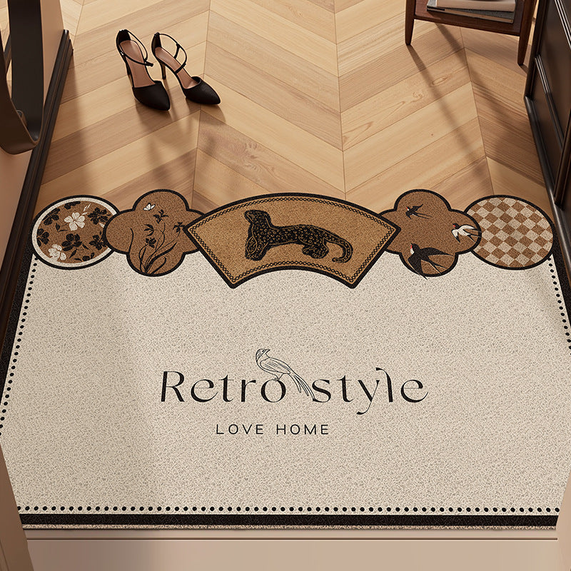 Decorative Nature-Themed Area Mat