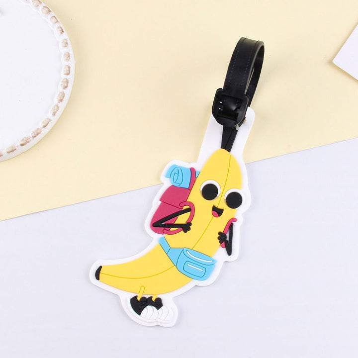 Fun Banana Character Luggage Tag Bowlift