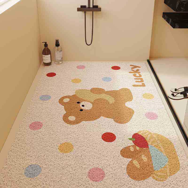 Cartoon Character Themed Bath Mat Bowlift