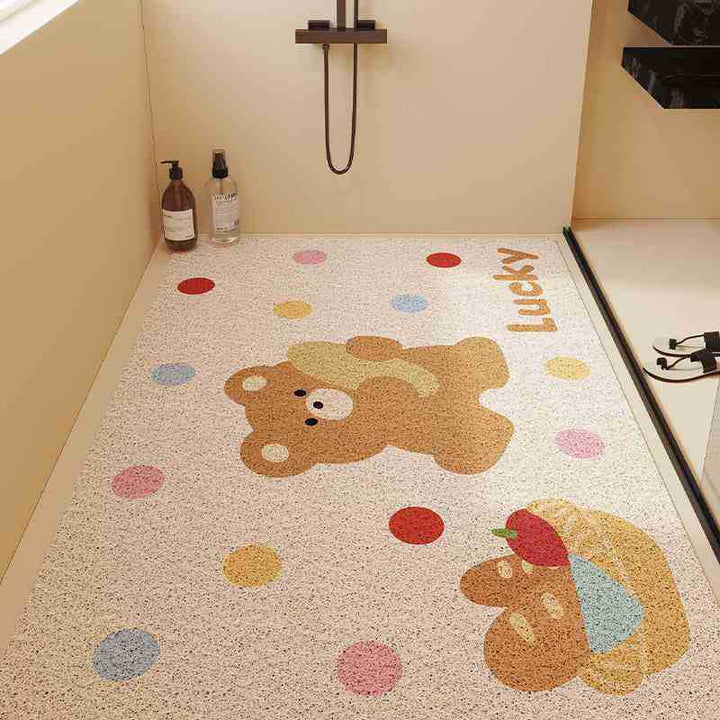 Cartoon Character Themed Bath Mat Bowlift