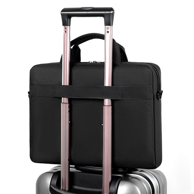 Elegant Laptop Bag with Adjustable Shoulder Strap and Padded Interior Compartment Bowlift