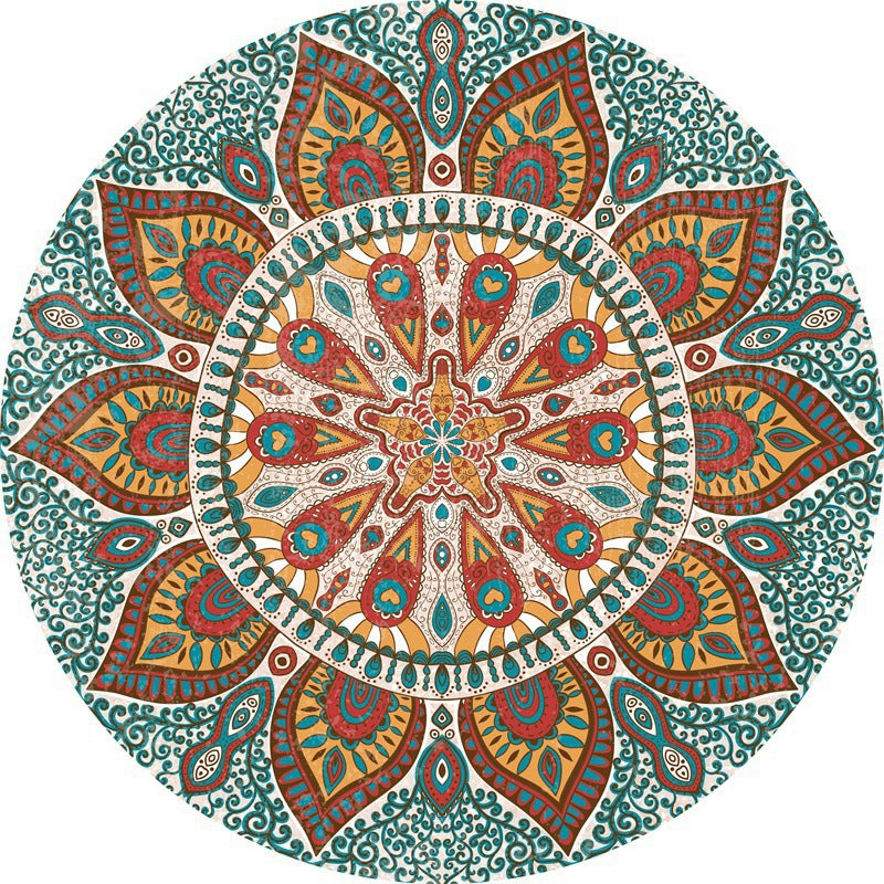 Mandala-Inspired Decorative Area Rug Bowlift