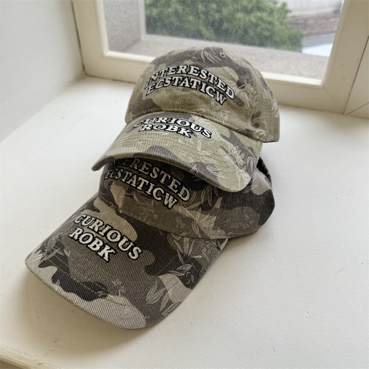 Men's Casual Graphic Adjustable Baseball Cap Bowlift