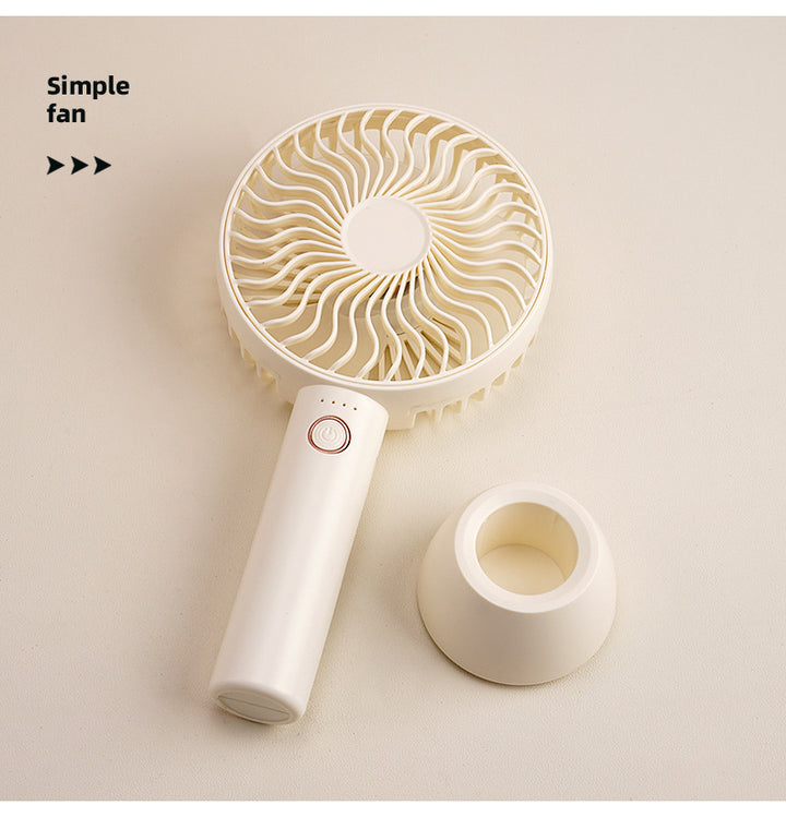 Women's Portable Hand Fan with Ergonomic Grip and USB Charging Function Bowlift 1782958922