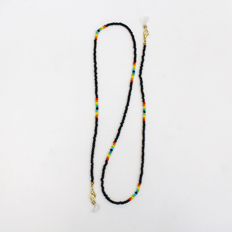 Colorful Beaded Eyewear Holder Chain Bowlift