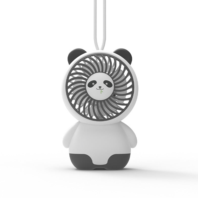 Cute Animal-Themed Handheld Fan Bowlift