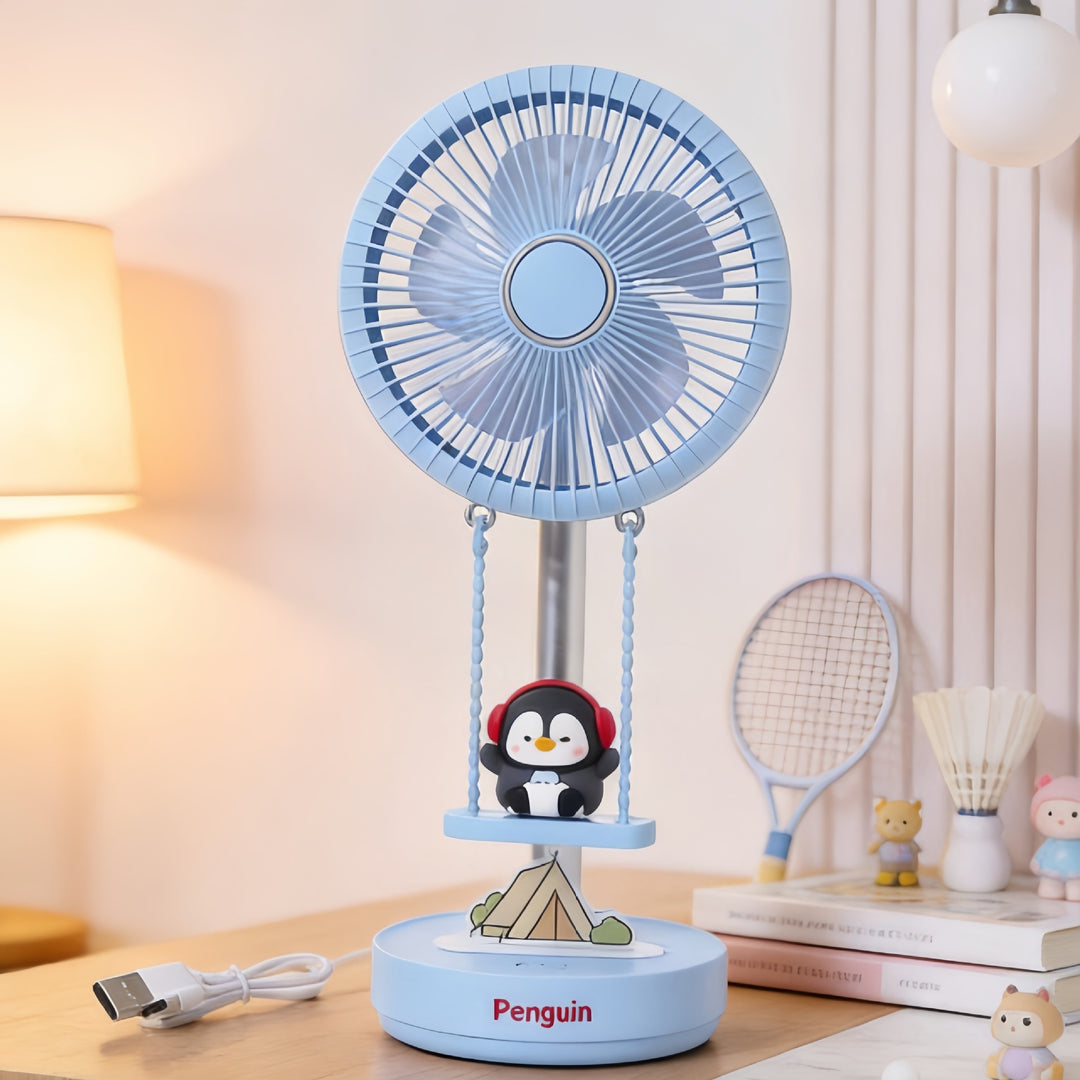 Portable USB Mini Fan with Cute Design Bowlift