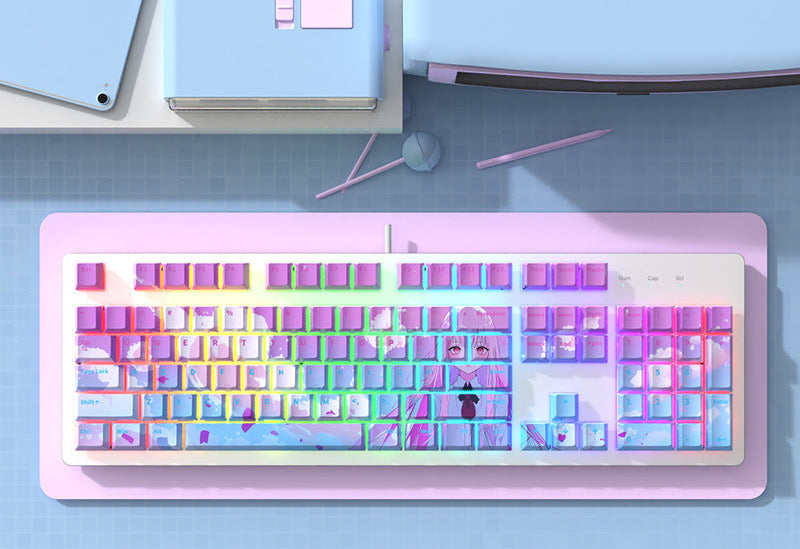 Artistic Themed Mechanical Keyboard Bowlift