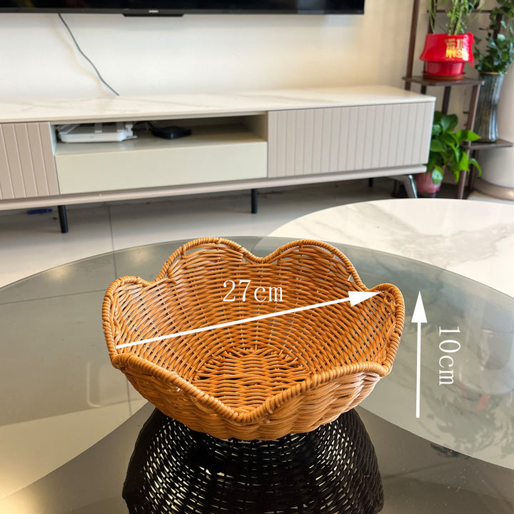 Ladies Decorative Basket in Flower Shape Bowlift