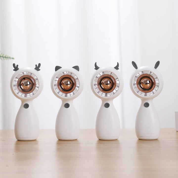 Unisex Portable Hand Fan with Animal Design Bowlift