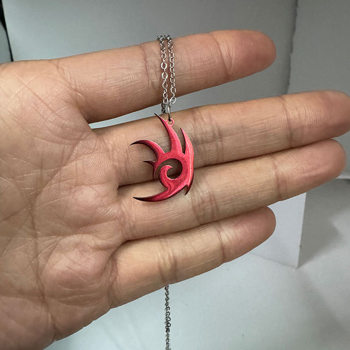 Artistic Swirl Pendant Necklace Bowlift