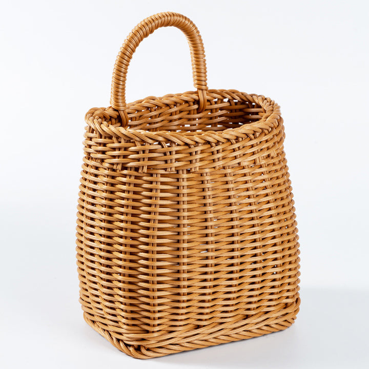 Handcrafted Wicker Utility Basket Bowlift