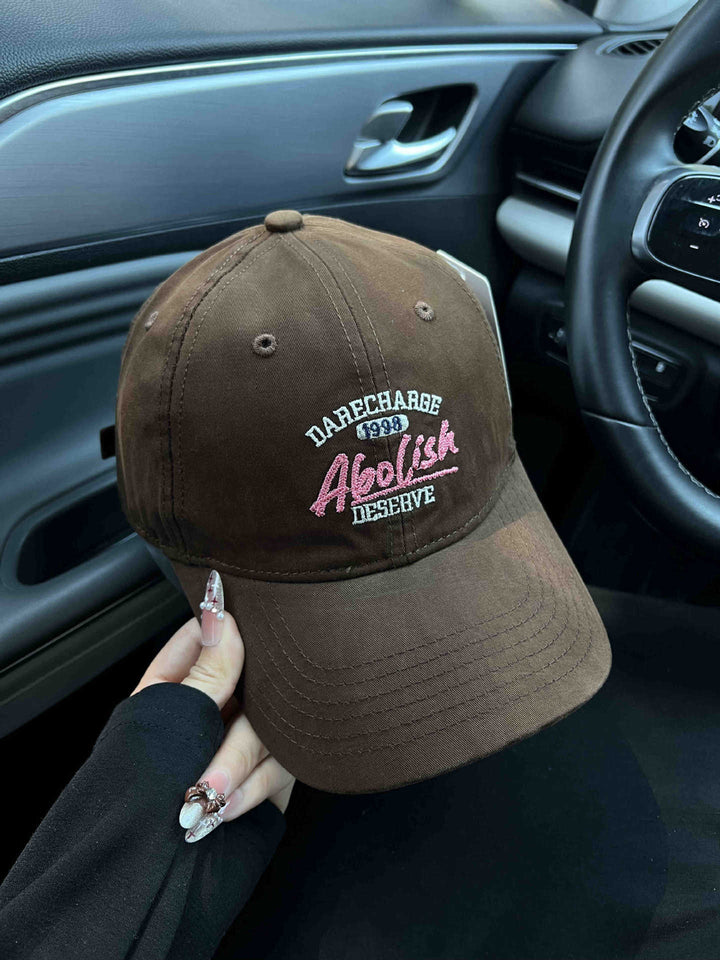 Men's Casual Distressed Graphic Cap Bowlift