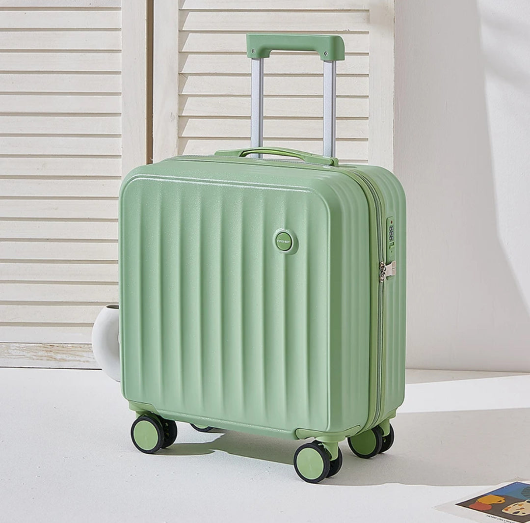 Unisex Sleek Hard-Shell Cabin Spinner Suitcase Bowlift
