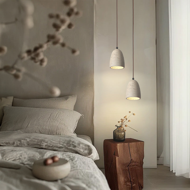 Stone Mixture Pendant Light
