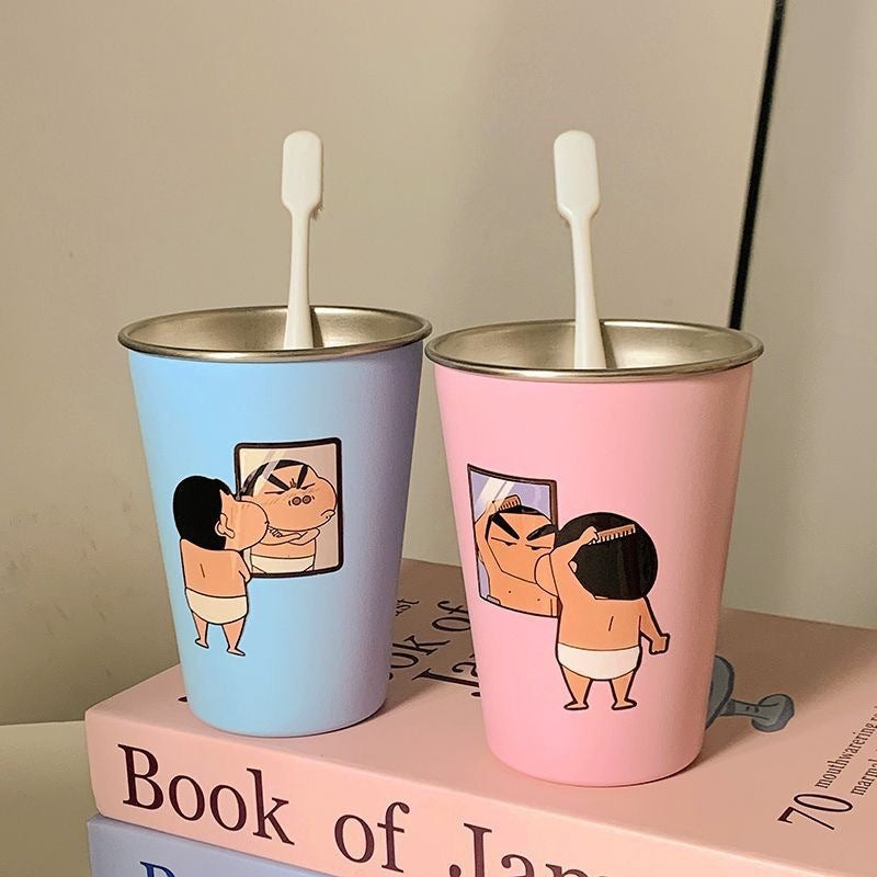 Funny drinking cup with humorous illustration design Bowlift