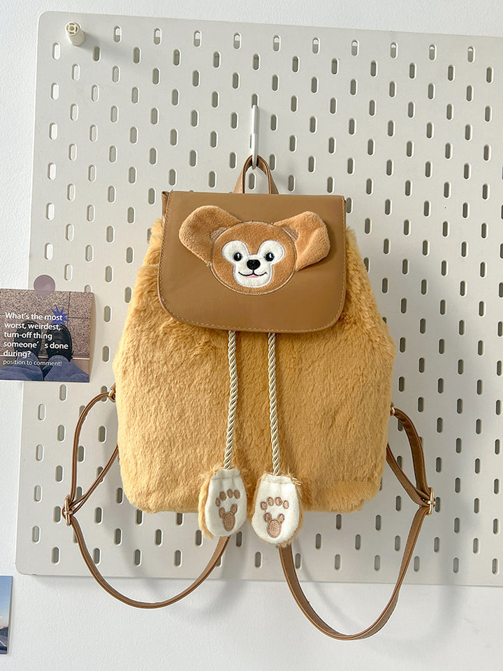 Plush backpack with animal motif Bowlift