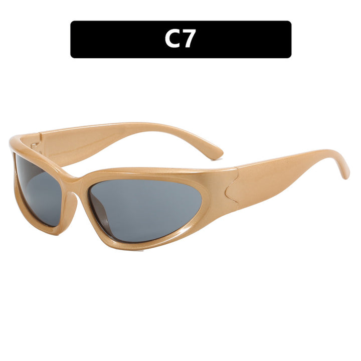 Women sporty sunglasses with ergonomic design and protective UV filter Bowlift
