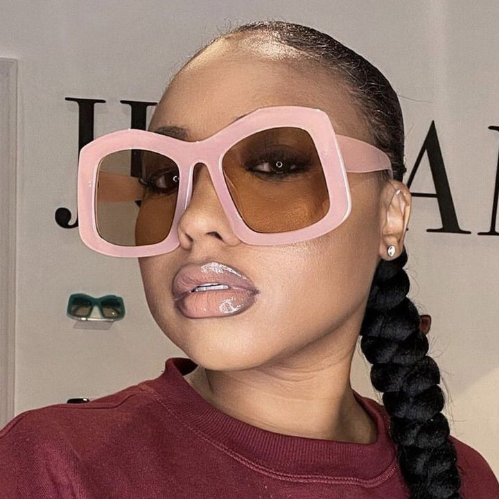 Women's large sunglasses with fashionable design and UV protection Bowlift