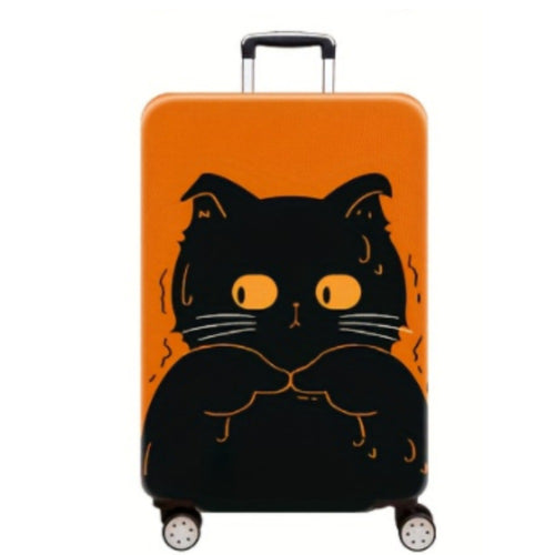 Women's Hard Shell Suitcase with Charming Cat Design Bowlift