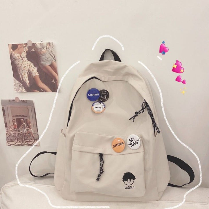 Casual Canvas Backpack Bowlift