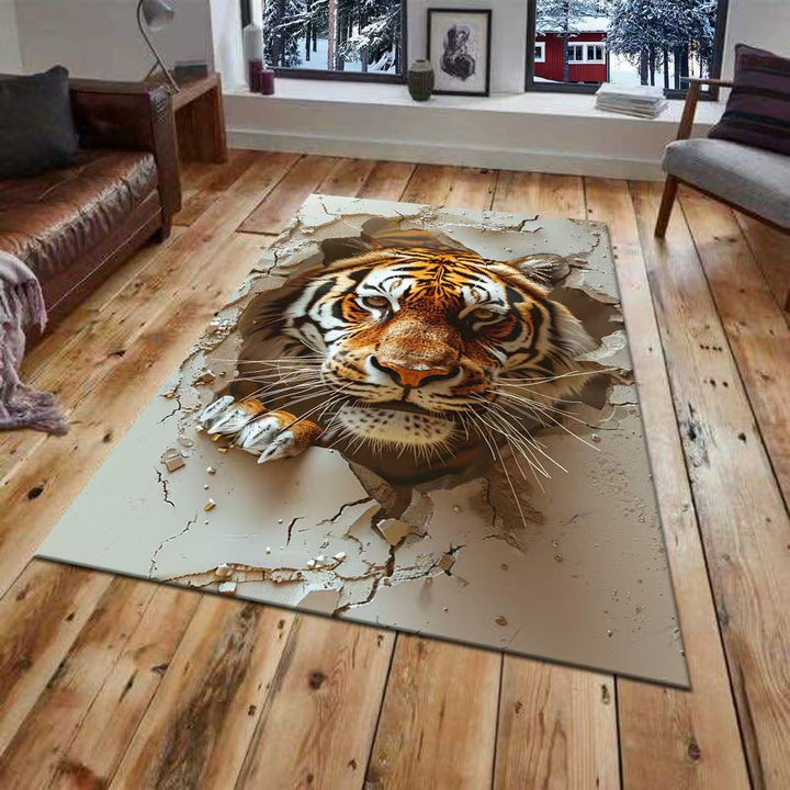 3D Printed Tiger Wall Mural Bowlift