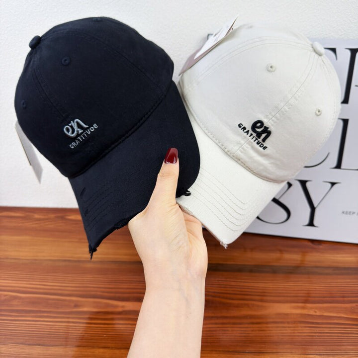 Women's Relaxed Cotton Embroidered Baseball Cap Bowlift