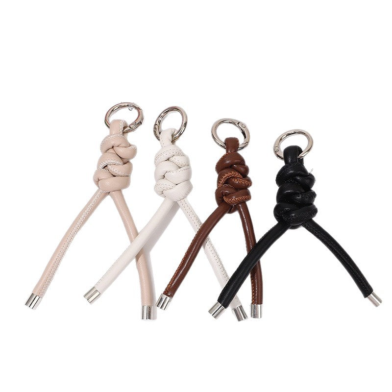 Decorative Leather Keychain Bowlift