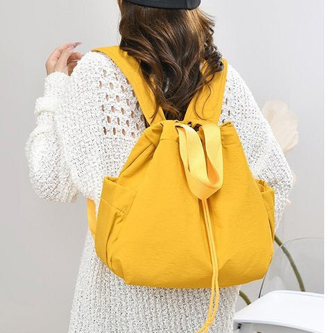 Casual Drawstring Backpack Bowlift