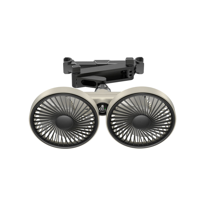 Women's portable double fan with digital control Bowlift