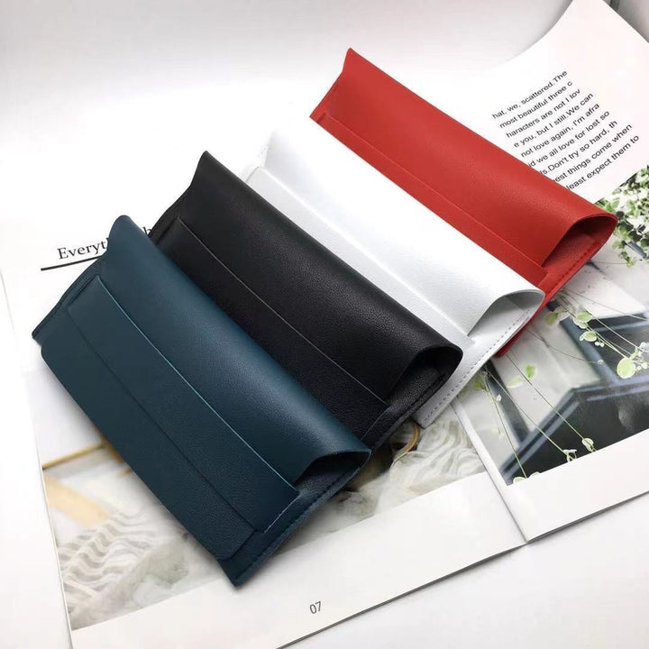Foldable Synthetic Leather Sunglasses Case Bowlift