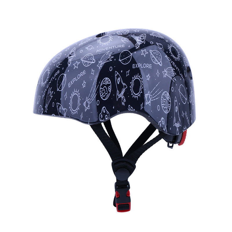 Children's Space-Themed Safety Helmet Bowlift