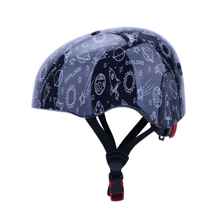 Children's Space-Themed Safety Helmet Bowlift
