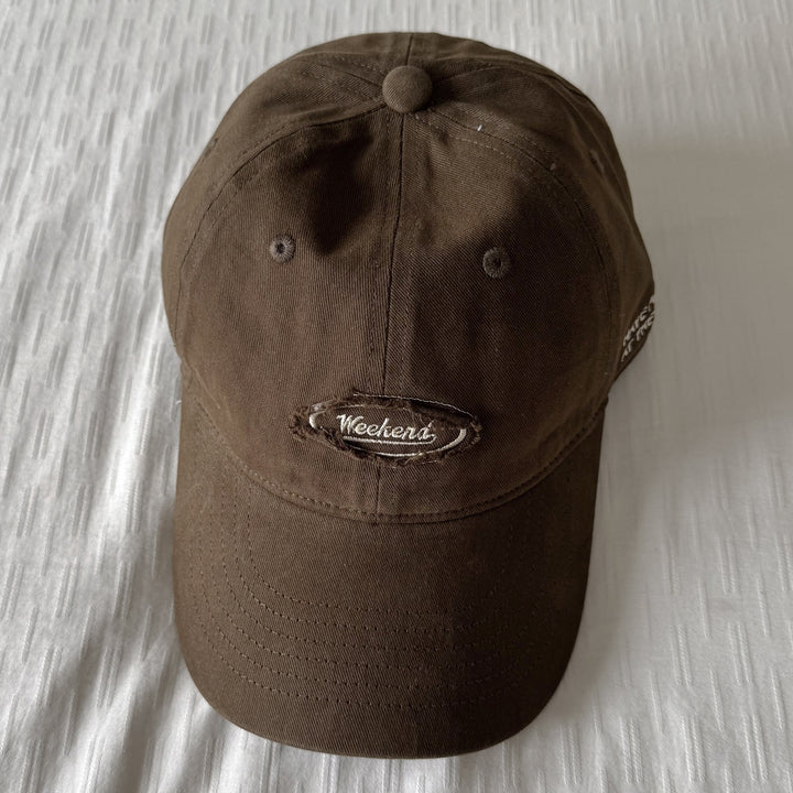 Men's Casual Distressed Baseball Cap Bowlift