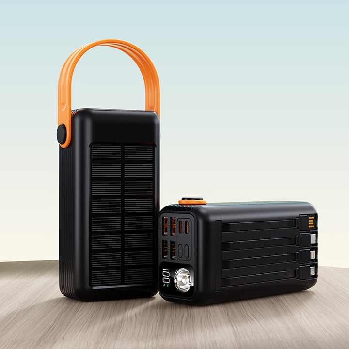 Solar Power Bank with Multiple USB Ports Bowlift