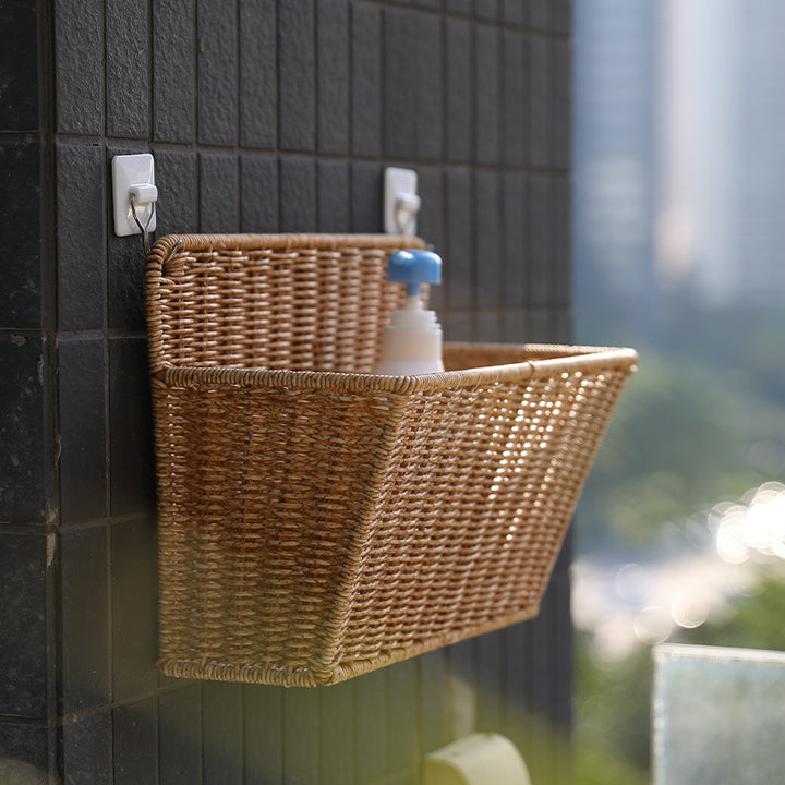 Handwoven Rectangular Storage Basket Bowlift