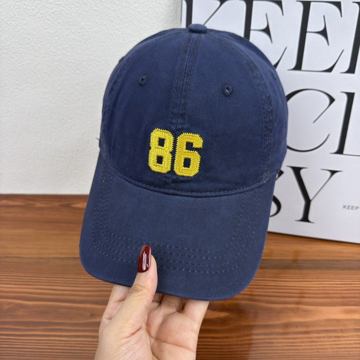 Men's Embroidered Casual Cotton Baseball Cap Bowlift