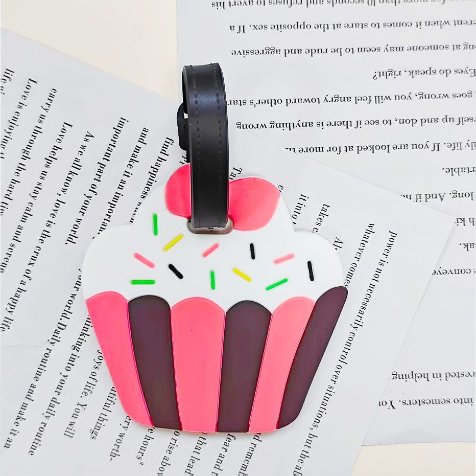 Unisex Luggage Tag in Chocolate Format Bowlift