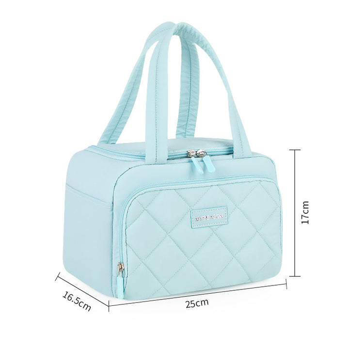 Insulated Quilted Lunch Cooler Bag Bowlift