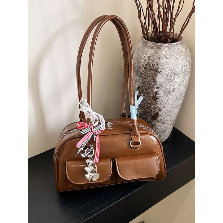 Chic Dual-Pocket Handbag Bowlift