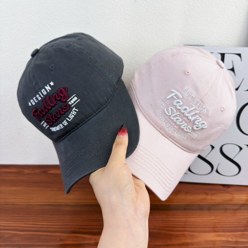 Women's Embroidered Cap with Inspirational Design Bowlift