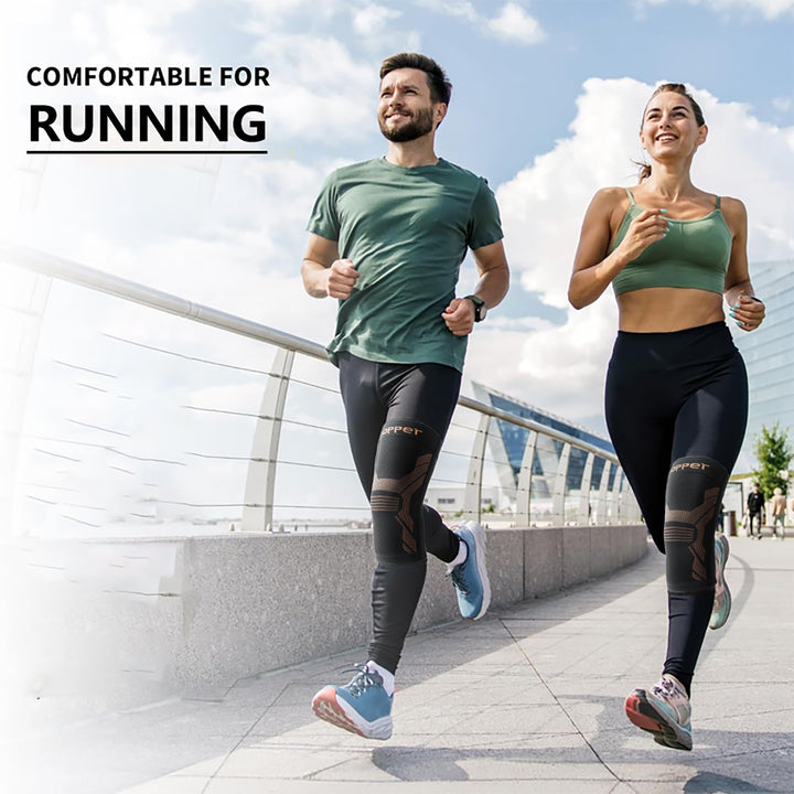 Copper Infused Compression Knee Sleeve Bowlift